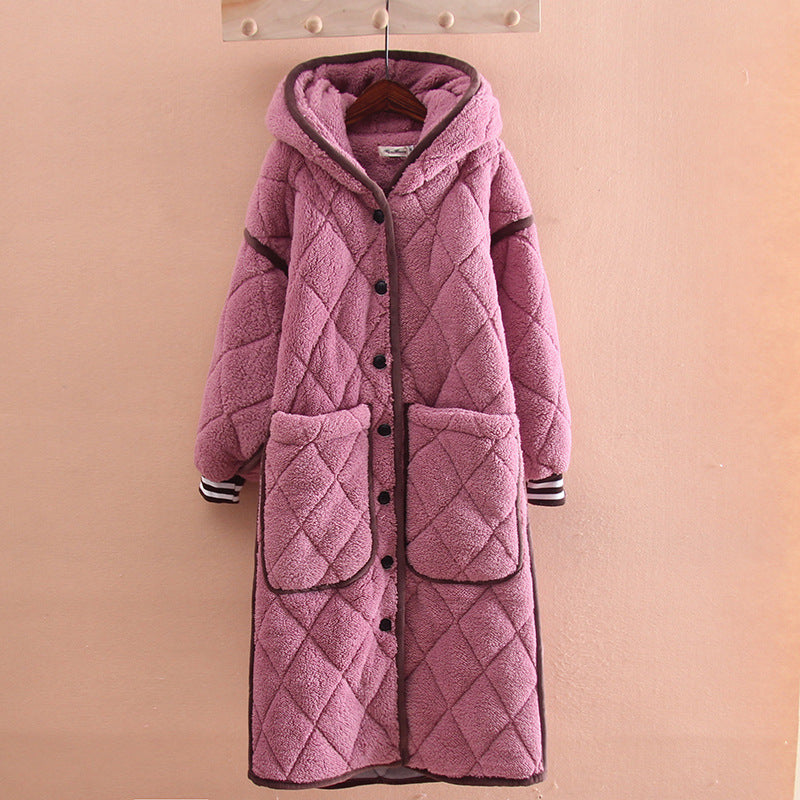 Princess Beibei Cashmere Quilted Pajamas Mid-length