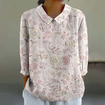 Chemise ample décontractée avec imprimé graffiti