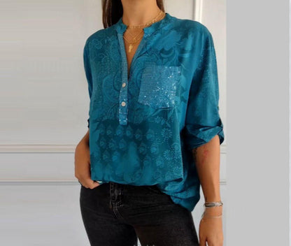 Chemise imprimée stylée et élégante pour un nouvel été