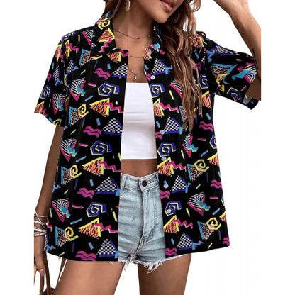 T-shirt femme imprimé floral 3D avec motif tendance