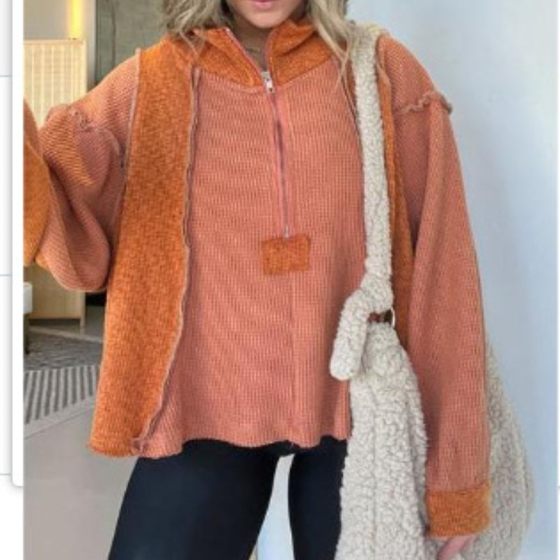 veste à ourlet déchiré