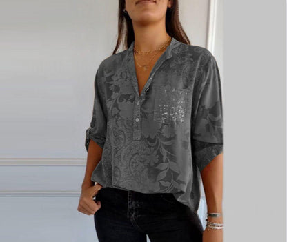Chemise imprimée stylée et élégante pour un nouvel été